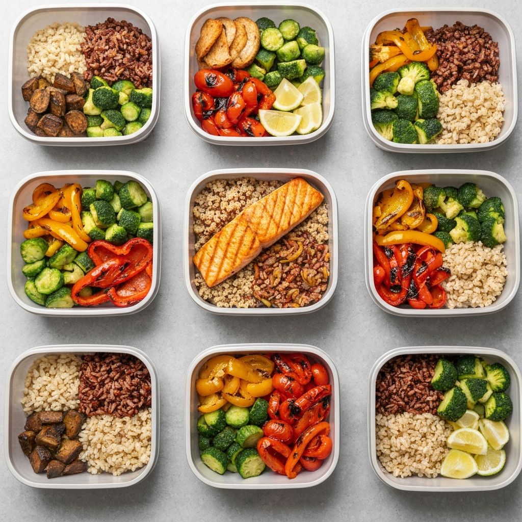 Examples of healthy balanced meals